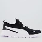 Tênis Puma Anzarun Lite Slip On Preto e Branco