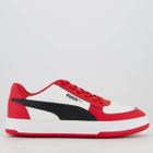 Tênis Puma Caven 2.0 BDP Branco e Vermelho