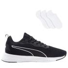 Tênis Puma Masculino Flyer Flex + 3 Pares de Meias