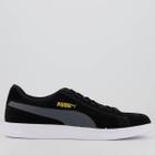 Tênis Puma Smash V2 Preto e Dourado