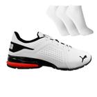 Tênis Puma Viz Runner Bdp Masculino + 3 Pares de Meias