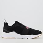 Tênis Puma Wired Run BDP Feminino Preto e Rosa