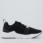 Tênis Puma Wired Run BDP Preto e Branco