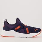 Tênis Puma Wired Run Slip-On BDP Juvenil Marinho