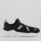 Tênis Puma Wired Run Slip-On PS BDP Infantil Preto