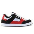 Tenis Qix AM Retrô Preto Vermelho Branco