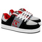 Tênis Qix Skate Retrô 90s MG Preto Vermelho Branco