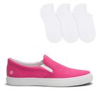 Tênis Rainha Slip On Unissex Iate II Eco + 3 Pares de Meias Color Sports