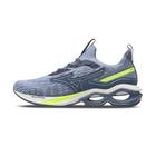 Tênis Running Masculino Mizuno Wave Creation 23 Waveknit Azul Claro