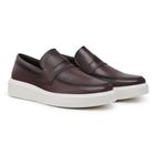 Tênis Sapatênis Loafer Casual Masculino Em Couro Solado EVA EROS