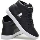 Tênis Sapatênis Masculino Polo Plus Casual Bota Cano Baixo Macio