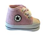 Tenis Sapato Calçado Recem Nascido Bebe All Rosa Star Menina - 360.DIGITAL