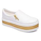 Tenis Sapato Sapatenis Salto Alto Feminino Yate Slip-On