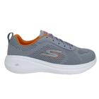 Tênis Skechers Go Run Fast Masculino - Cinza e Laranja