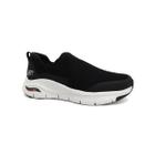 Tenis Skechers Masculino Arch Fit 232040 Preto/Branco