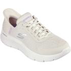 Tênis Slip Ins Go Walk Grand Entry Flex Pillars Memory Foam 124836 Skechers Creme