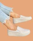 Tênis slip on branco n35