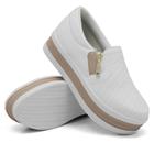 Tênis Slip On Casual Dk Shoes com Ziper Lateral e Sola Borracha com Listras