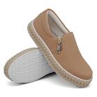 Tênis Slip On Casual Liso Dk Shoes com Zíper Sola Borracha e Detalhe em Sisal