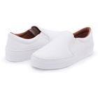 Tênis Slip on Feminino Casual Basic Branco