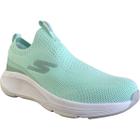 Tênis Slip On Feminino Go Run Elevate Hot Streak 128320 Skechers Verde Claro