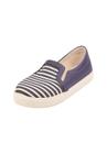 Tênis Slip On Infantil Menina Listrado Marinho
