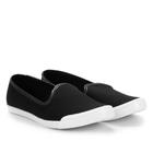 Tênis Slip On Moleca Liso Feminino - Preto