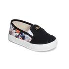 Tênis Slip On Preto/Tropical Pimpolho