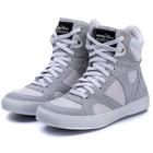 Tenis Sola Reta Sneaker Treino Academia Couro Feminino Otima Qualidade Solado Borracha Cano Medio