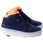 Tenis street star marinho/laranja neon