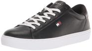 Tênis Tommy Hilfiger Brecon preto/branco para homens tamanho 9