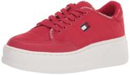 Tênis Tommy Hilfiger Grazie feminino vermelho tamanho 7,5