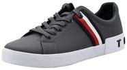 Tênis Tommy Hilfiger Ramus para homens cinza sintético 10.5US