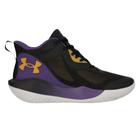 Tênis Under Armour Bankshot Basquete Preto e Roxo - Masculino