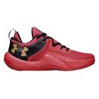 Tênis Under Armour Dagger Basquete Vermelho e Preto - Masculino