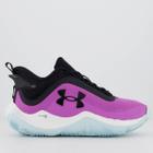 Tênis Under Armour Swish Preto e Roxo