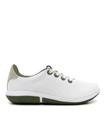 Tenis usaflex branco tricot detalhe camurça ah3801