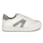 Tênis Via Marte Branco Feminino com Glitter 076-001-02