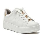 Tênis Via Marte Casual Com Pingente Flatform 023-002 Branco