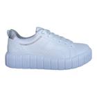 Tênis Via Marte Casual Croco 2310906 Branco + Prata