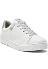 Tênis Via Marte Casual Feminino Elástico Brilho 016-002 Branco