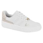 Tenis Feminino Vizzano 133932927519 Branco Dourado em Promoção no