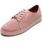 Tênis Vizzano Camurça Casual Cadarço Feminino - Rosa - 39