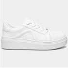 Tênis Vizzano Flatform Casual Feminino- Branco