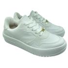 Tênis Vizzano Sneaker Recortes Feminino - Branco