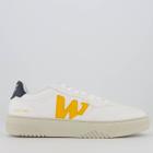 Tênis West Coast WC 101 Branco e Amarelo