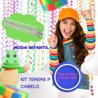 Tererê Colorido para Cabelo Kit Infantil Mola - KBV IMPORTS