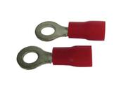 Terminal Anel Vermelho Para Fio/Cabo 0,5-1,5Mm2 Com 5 Peças