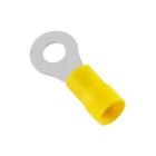 Terminal Conector Pré-Isolado Anel PZ-RVL5-4 4 - 6mm Amarelo 100 Peças Penzel