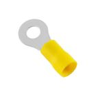 Terminal Conector Pré-Isolado Anel PZ-RVL5-4 4 - 6mm Amarelo 100 Peças Penzel